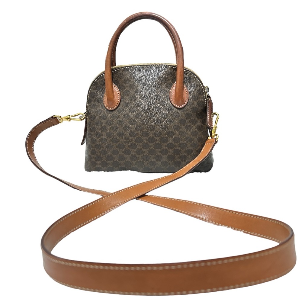 Celine Hand Shoulder Small Bag Vintage PVC Leather Preowned